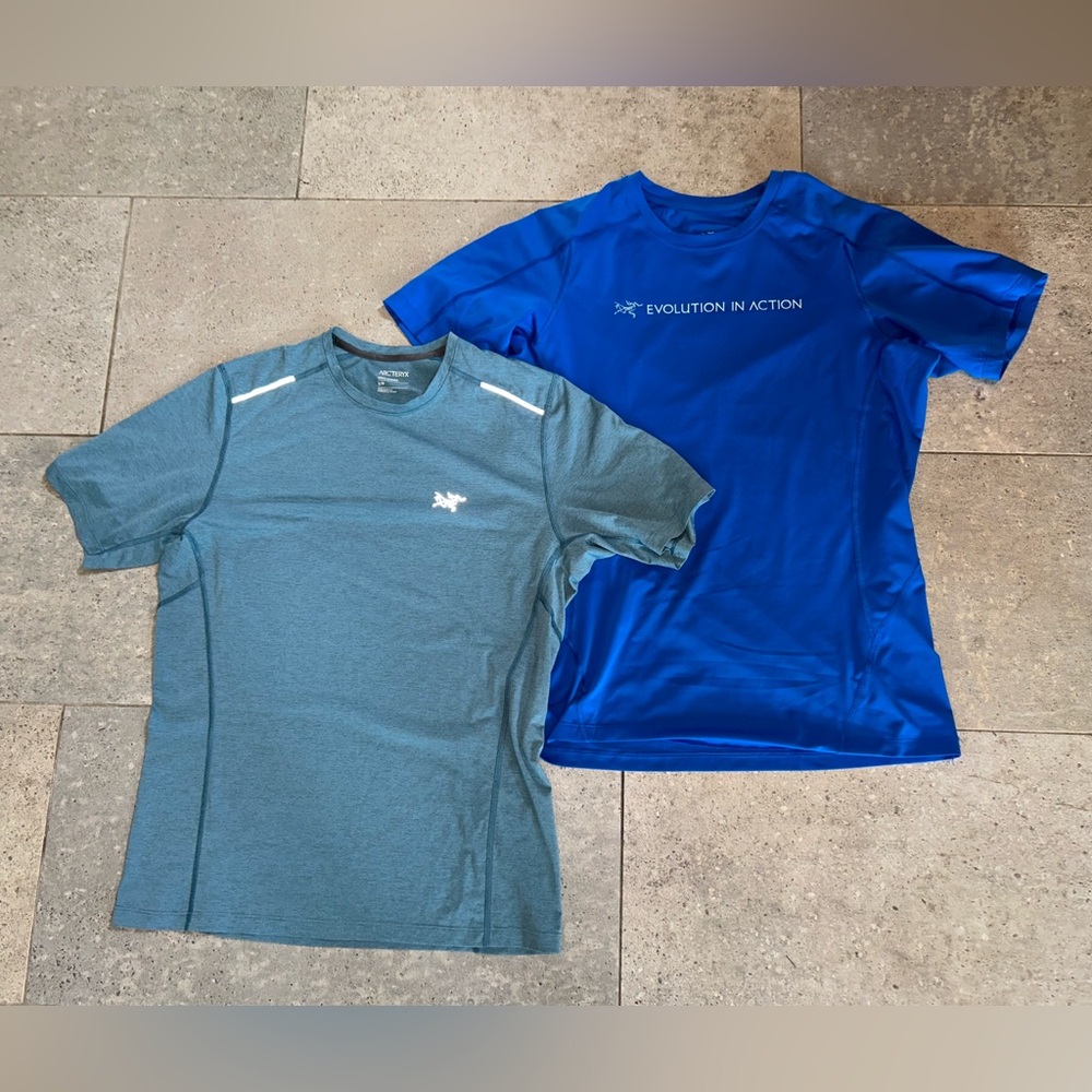 Men’s Arc’teryx tech T shirts (small) cormac & phasic